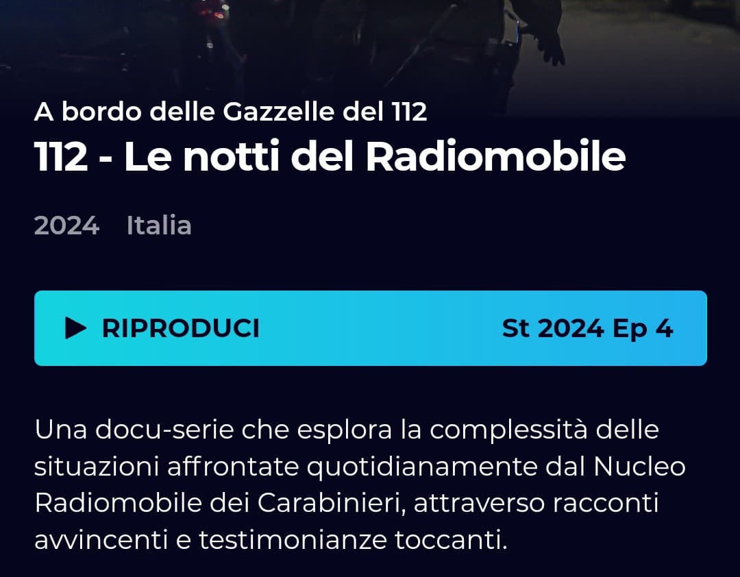 Uno dei migliori esempi di servizio pubblico degli ultimi anni, ovviamente su RaiPlay 