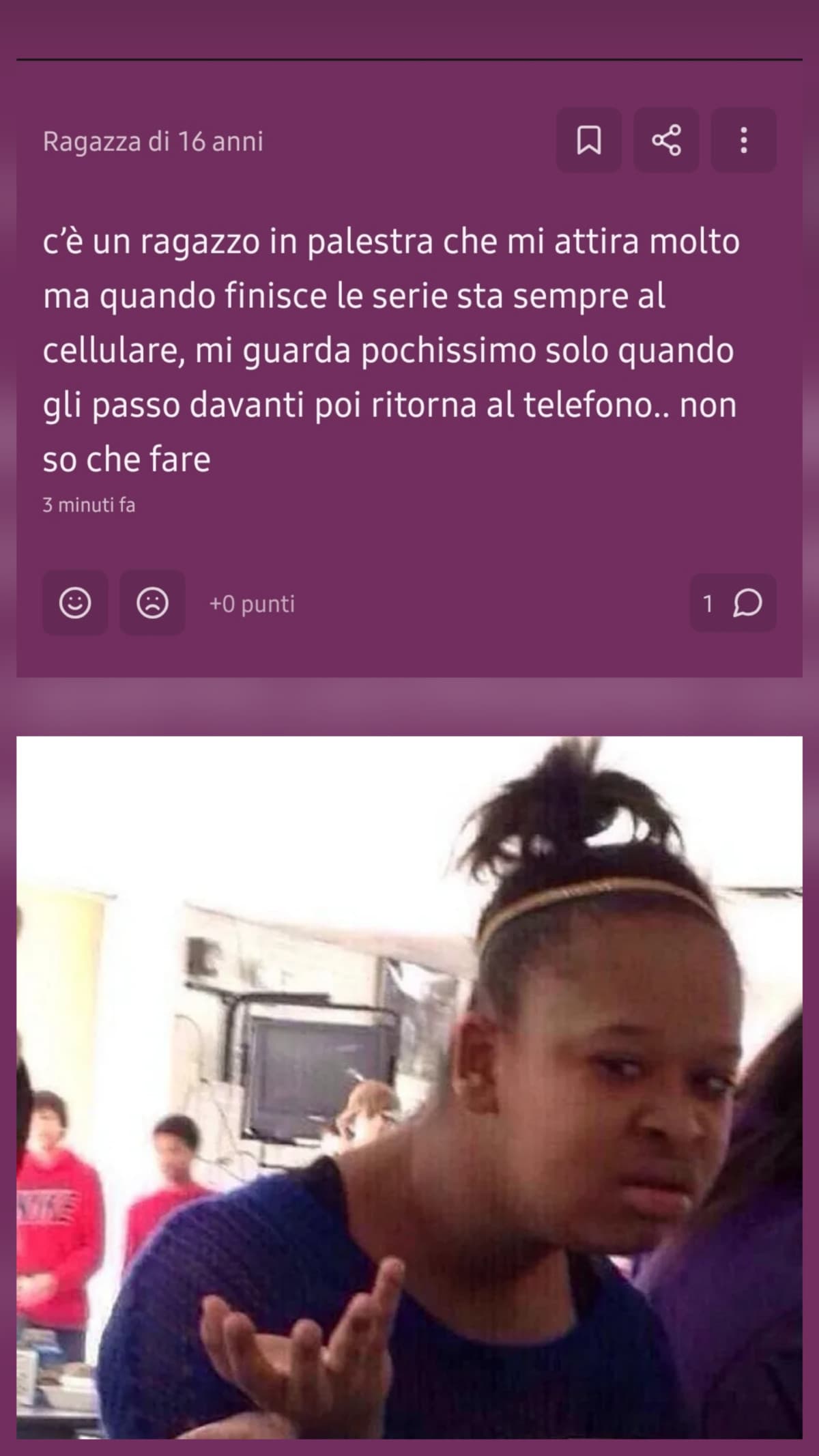 Potresti... parlarci magari?