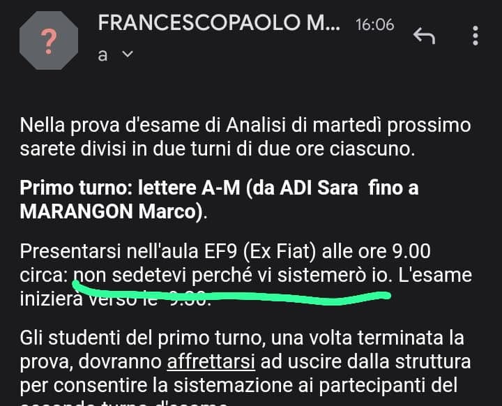 ECCOME SE CI SISTEMA ?