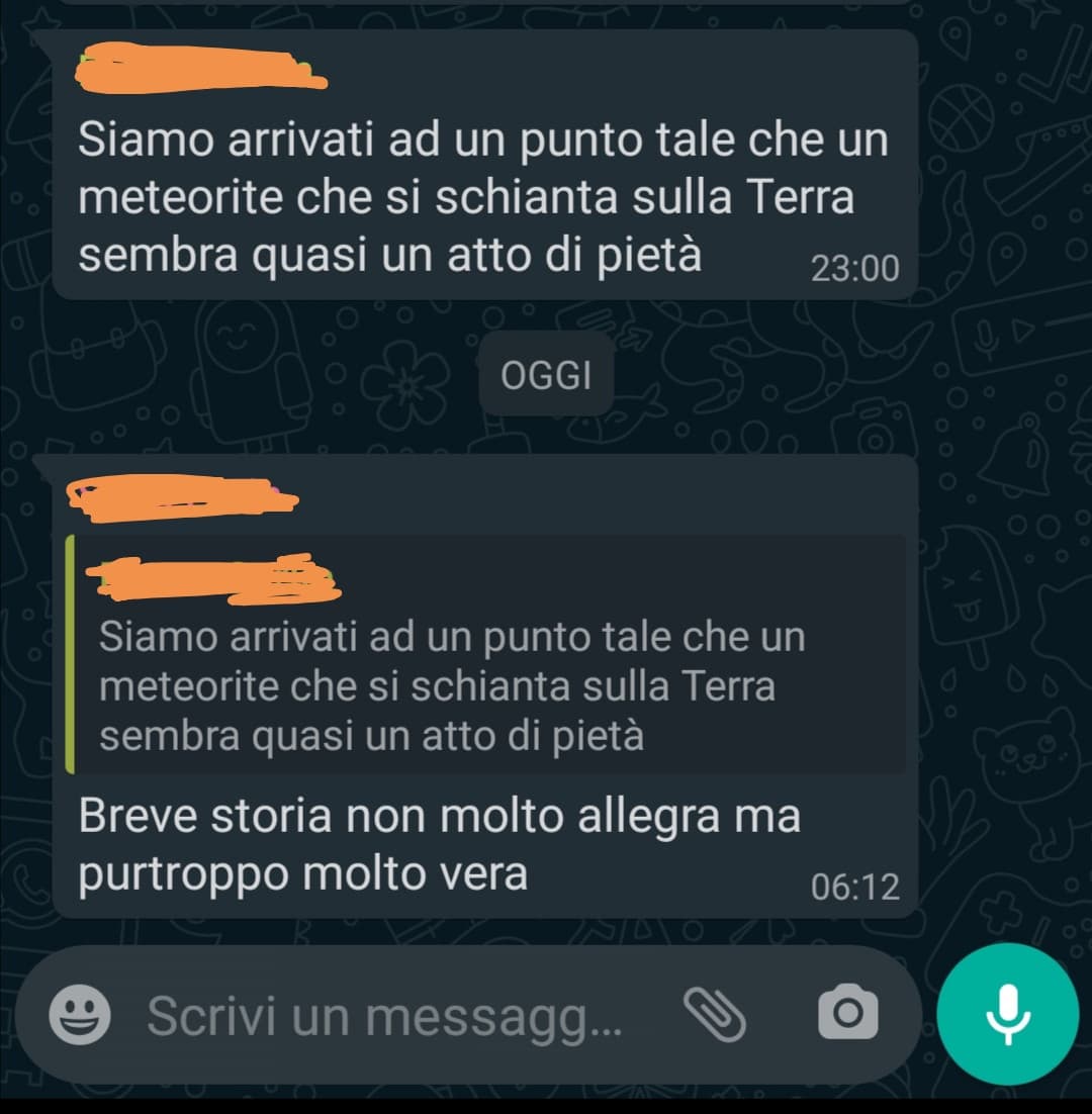 Non gli do del tutto torto... 