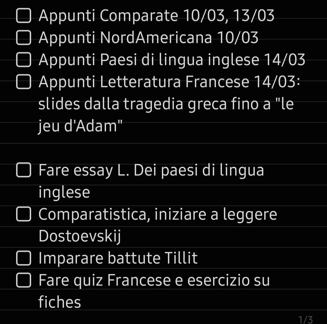 Ho poche cose da fare...