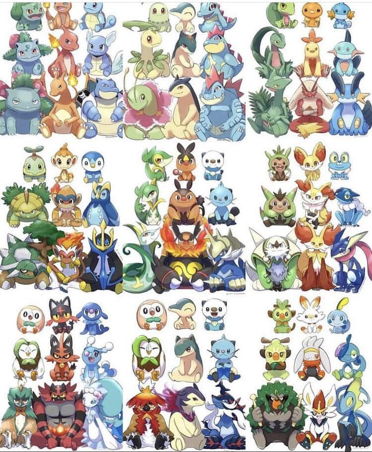 La mia generazione preferita è quella di Hoenn, la terza