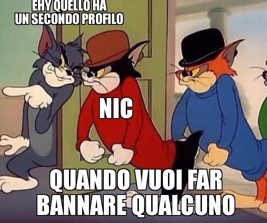 In realtà non voglio far bannare nessuno