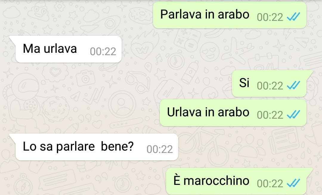 Stavamo parlando del suo ragazzo... 