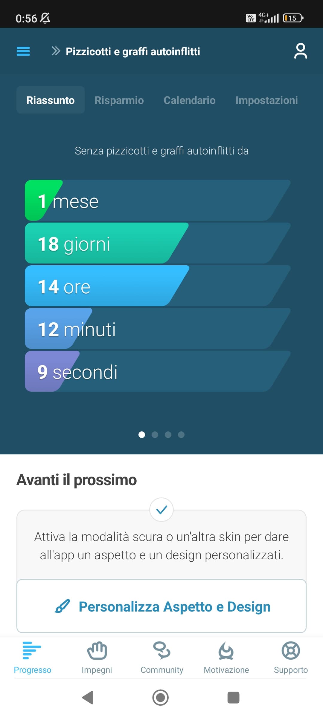 Posso dire di essere fiera di me? La tentazione c'è stata ma mi sono trattenuta 