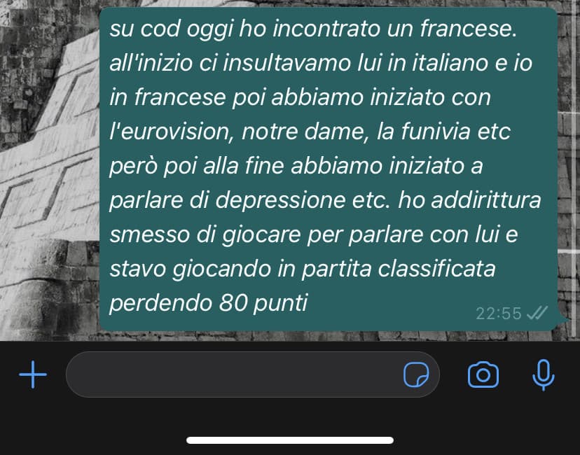 che schifo i francesi