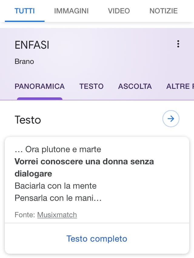 Parliamo con enfasi