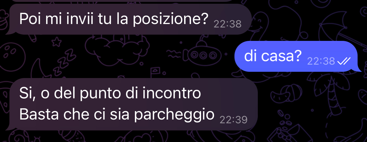 se sparisco sapete a chi dare la colpa 