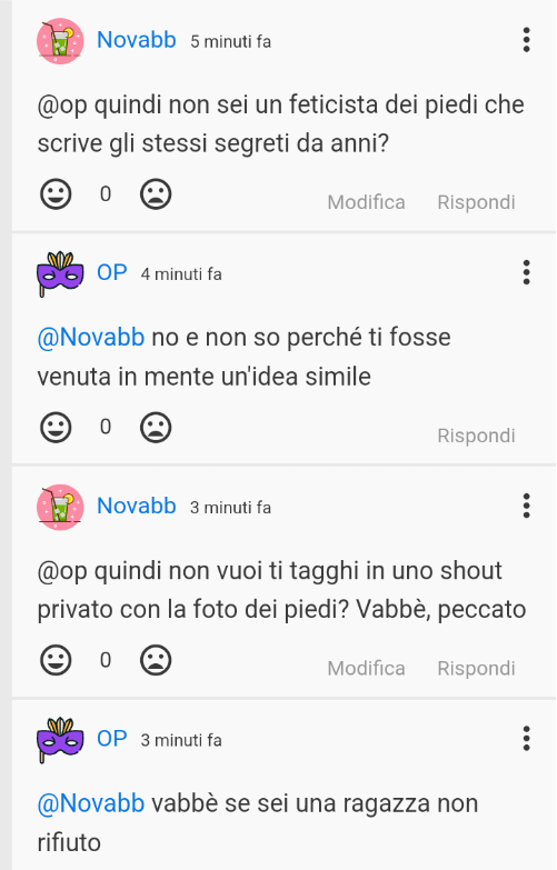 Tranquilli ragazzi, non è un feticista 