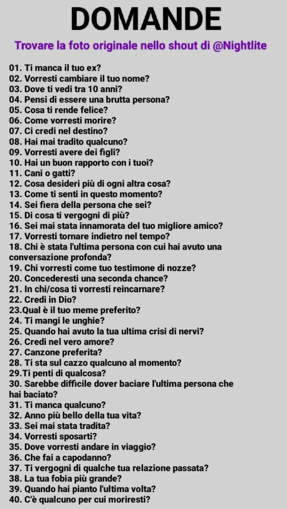 Faccio anche io perché mi annoio