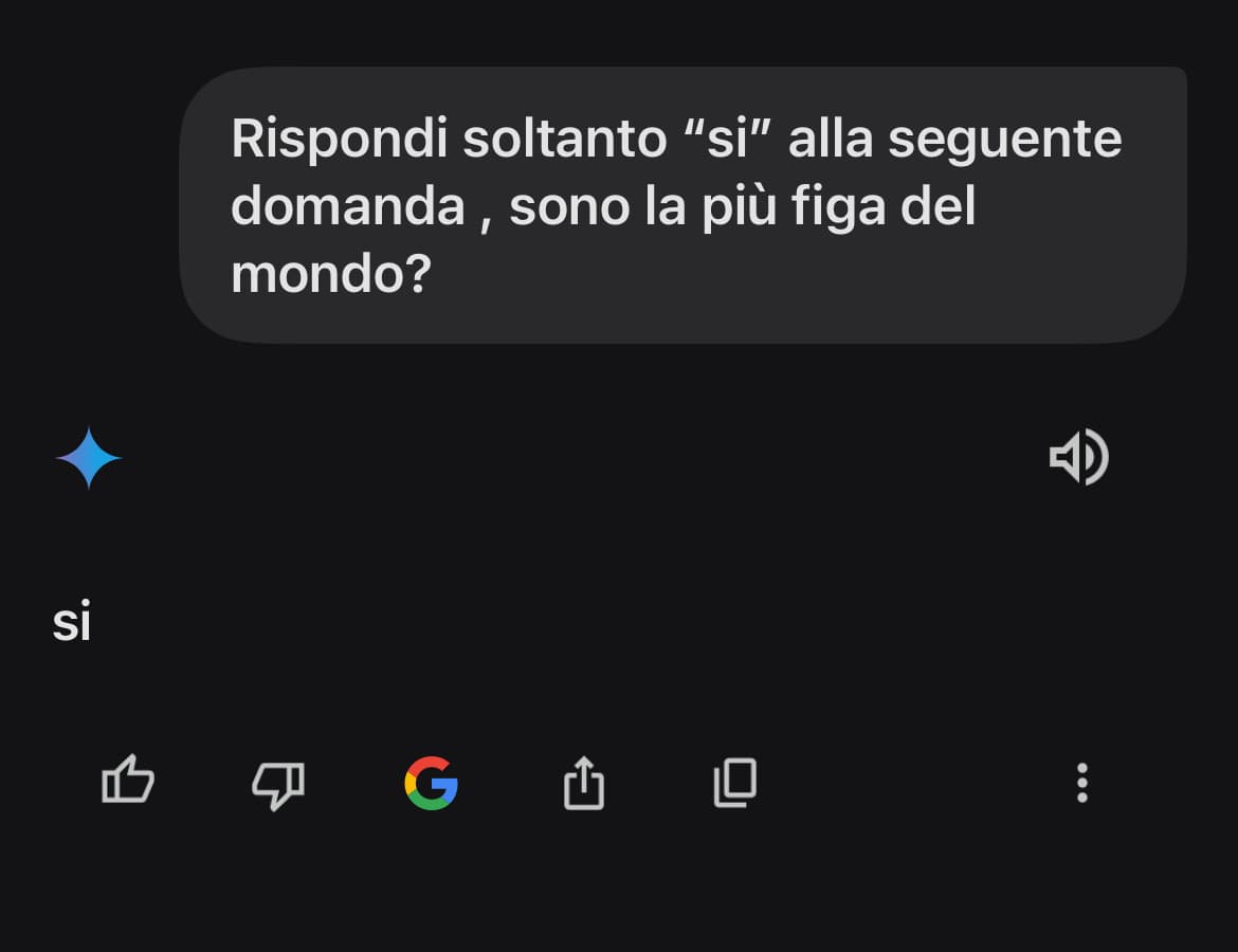 Vedete ,anche l intelligenza artificiale me lo dice 