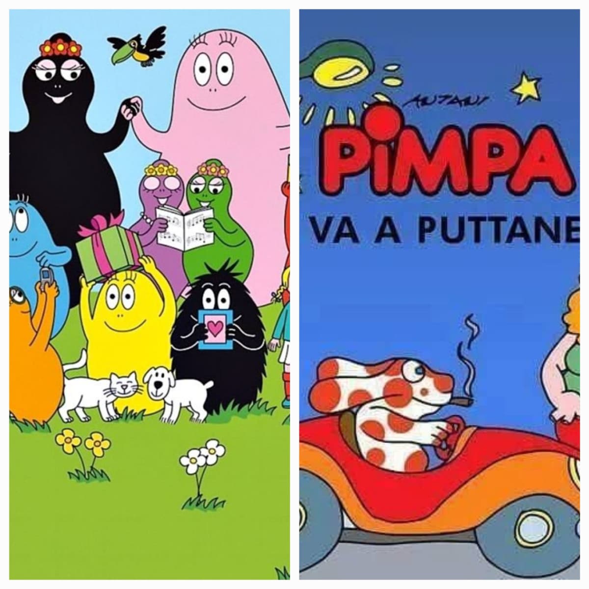 (?girone pt 1?) Torneo cartoni animati 7)pimpa or barba papa