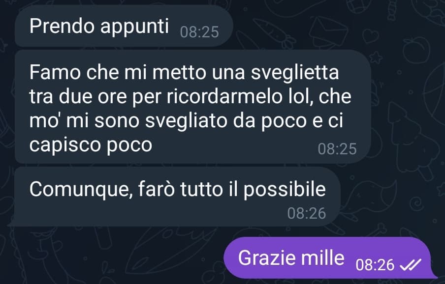 È andata così fratelli' 🤷🏼‍♀️