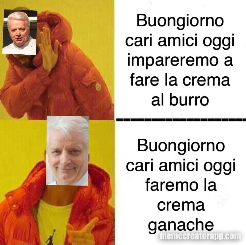 Non sbagliamo crema, il maestro ci osserva 