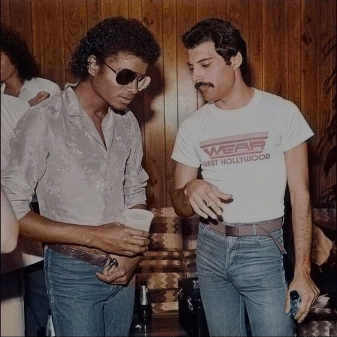 Ciao ragazzi, mi hanno detto che 29 anni fa ci lasciava uno dei più grandi artisti musicali di sempre. Però ovviamente è impossibile, Michael Jackson è morto solo 11 anni fa, quindi eccovi una sua foto con Freddie Mercury