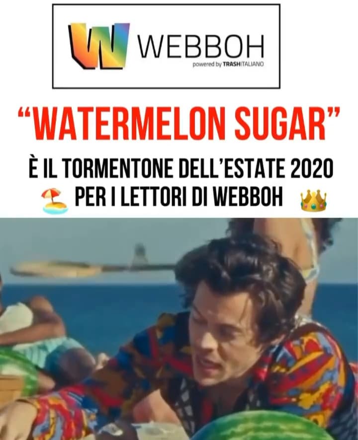 Ora chi glielo spiega ai lettori di webboh che non parla di angurie zuccherate?