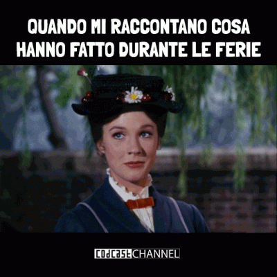 Sempre così...