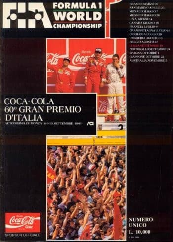 1989: LX Coca Cola Gran Premio d'Italia - Il professor Prost vince guardando Maranello