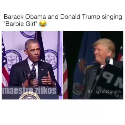 Trump e Obama se avessero fatto una canzone