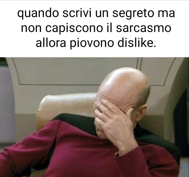 Era sarcasmo il mio...YvY