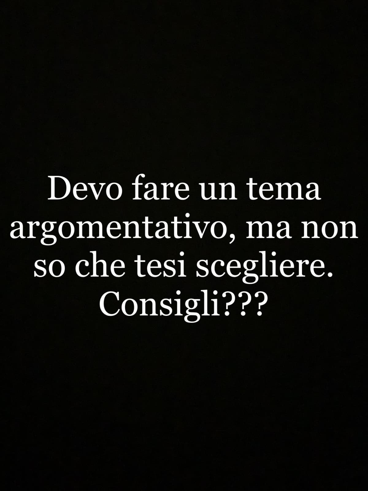 Pleaseeeeee... vorrei anche “fare colpo” in un certo senso...