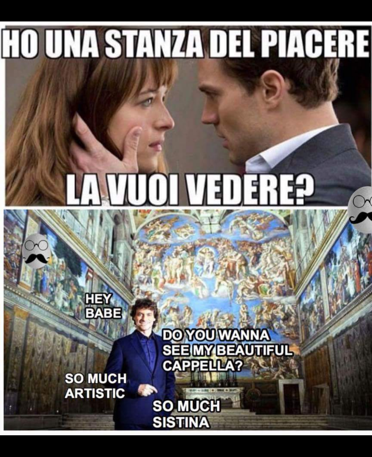 È abbastanza volgare, ma mi ha fatta ridere.