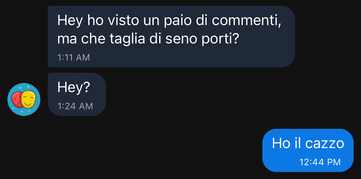 Sono un uomo lasciatemi in pace