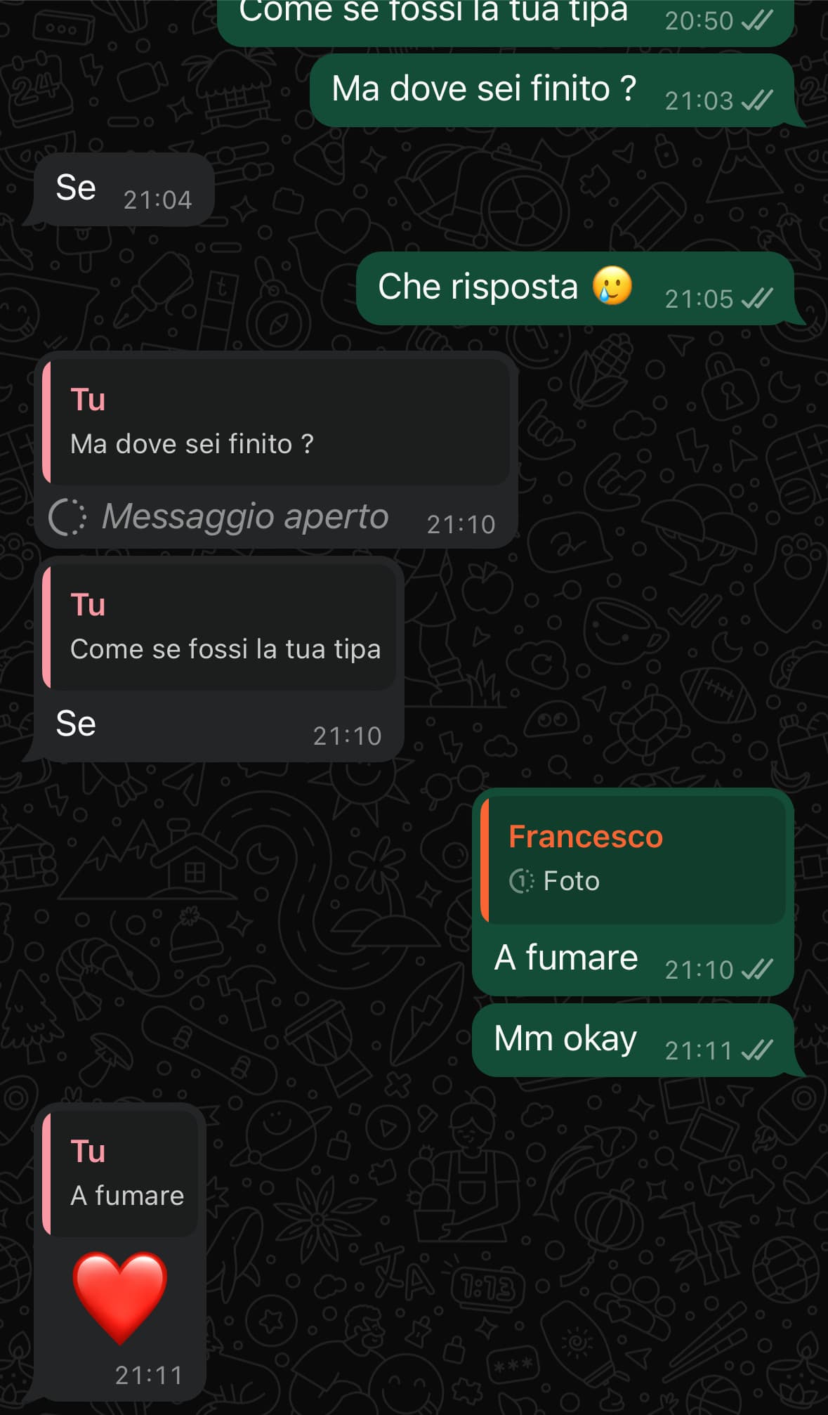 L’ho lasciato senza parole 🥰