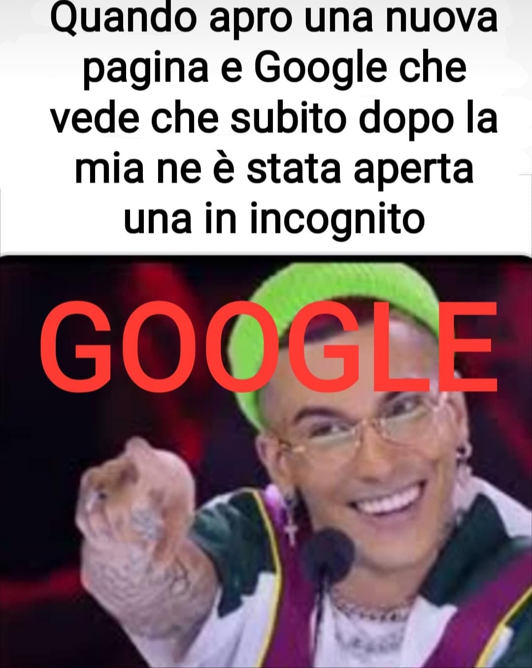 Sì, sono sempre io g**gle...