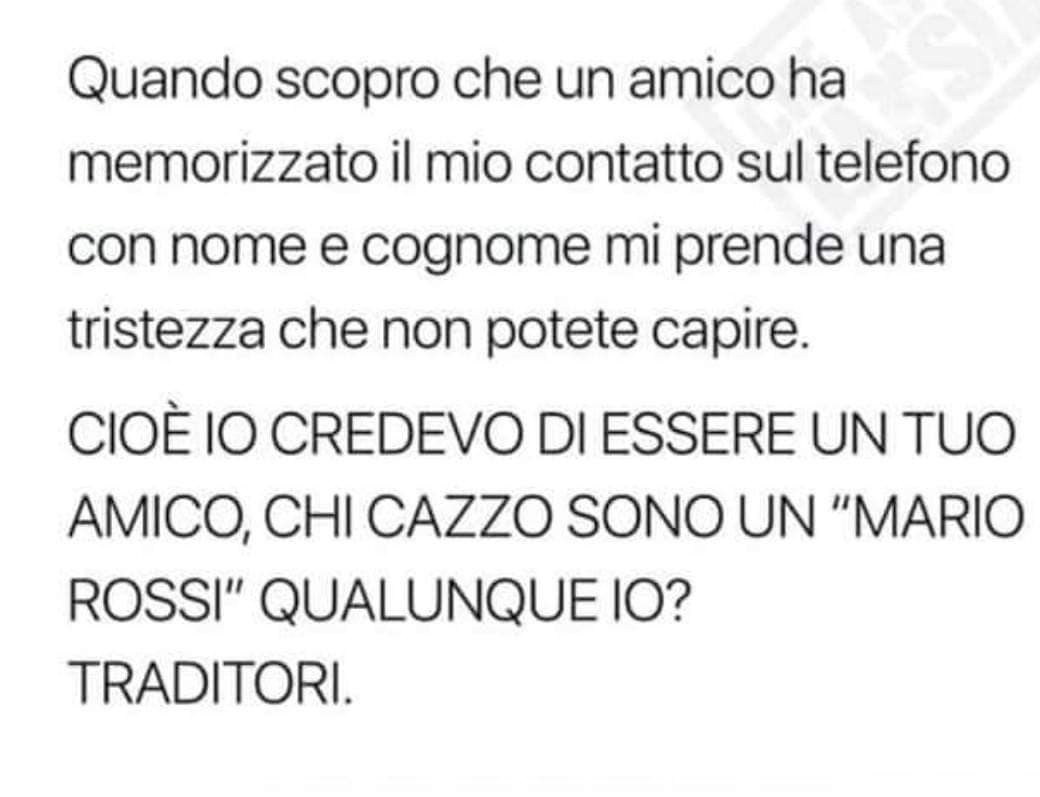 Vi avevo dato fiducia 