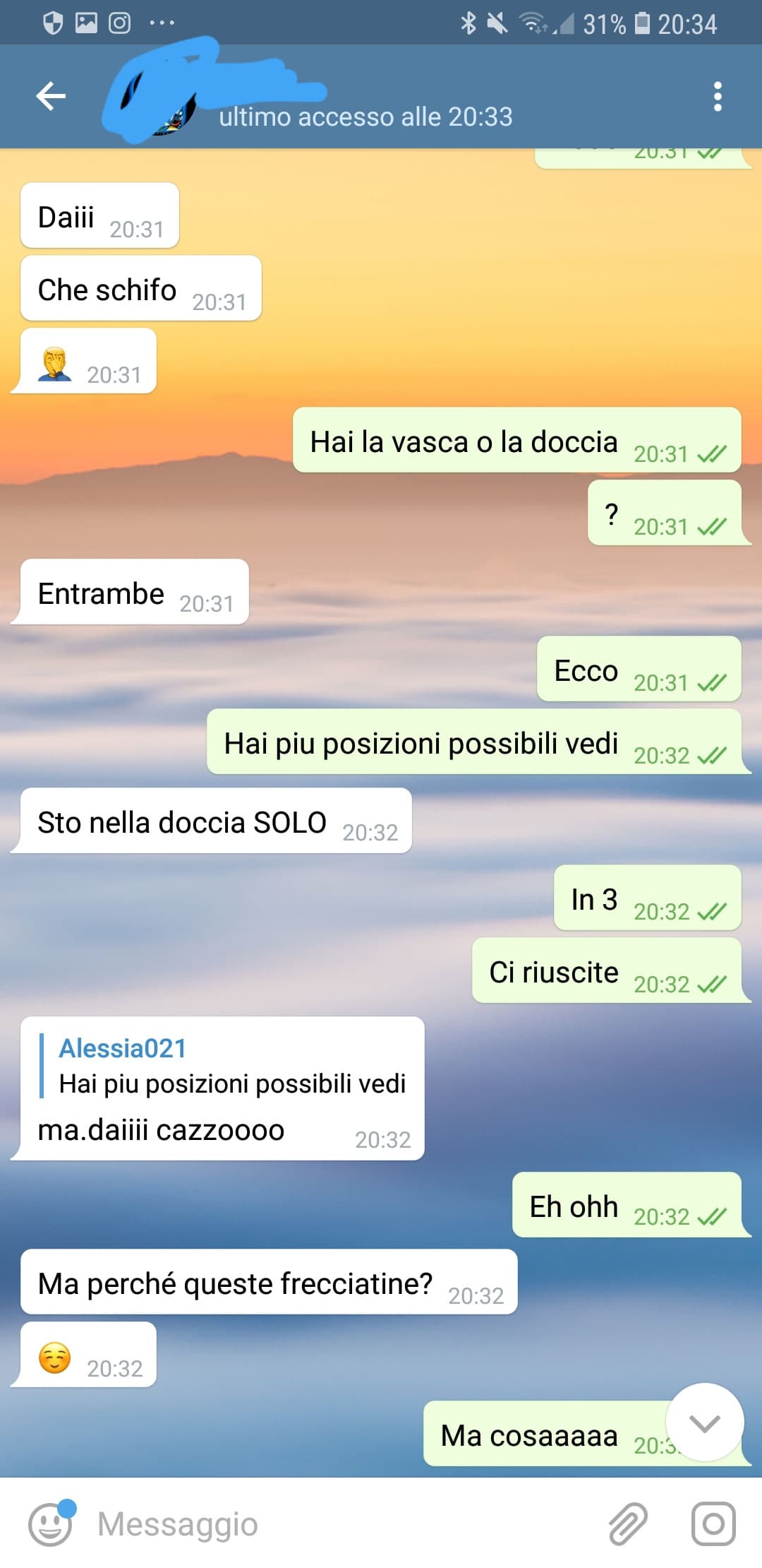 Quanto posso essere pervertita con te ?