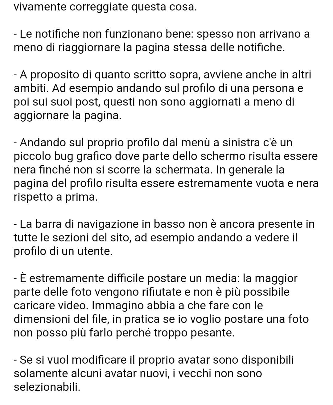 Seconda chilometrica mail mandata