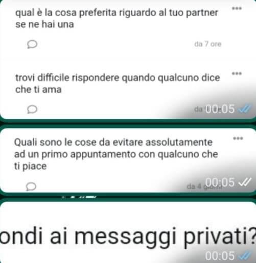 Credo ci sia una persona dietro e non un Bot, cioè i Bot non fanno queste domande, voi che dite?