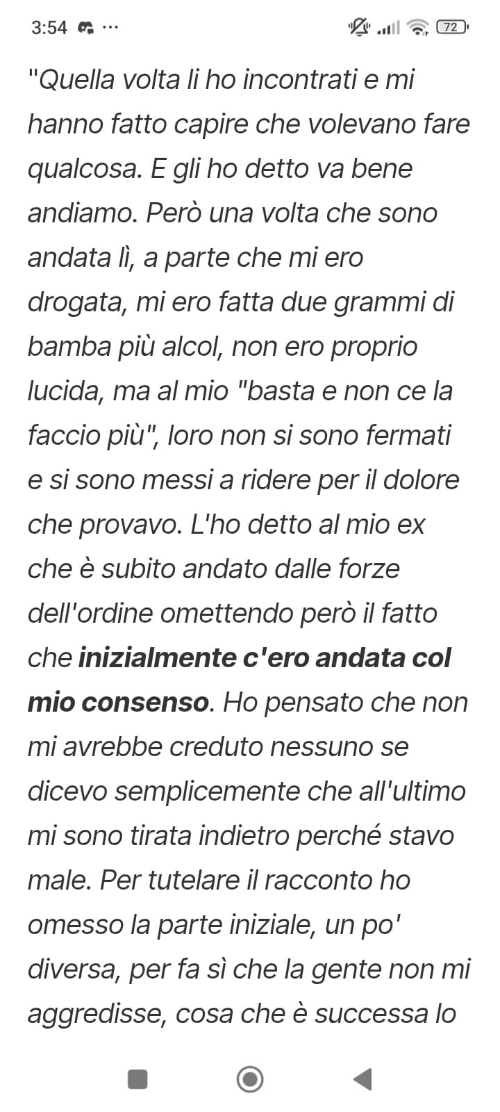 BASTA DIFFAMARE ASIA VITALE