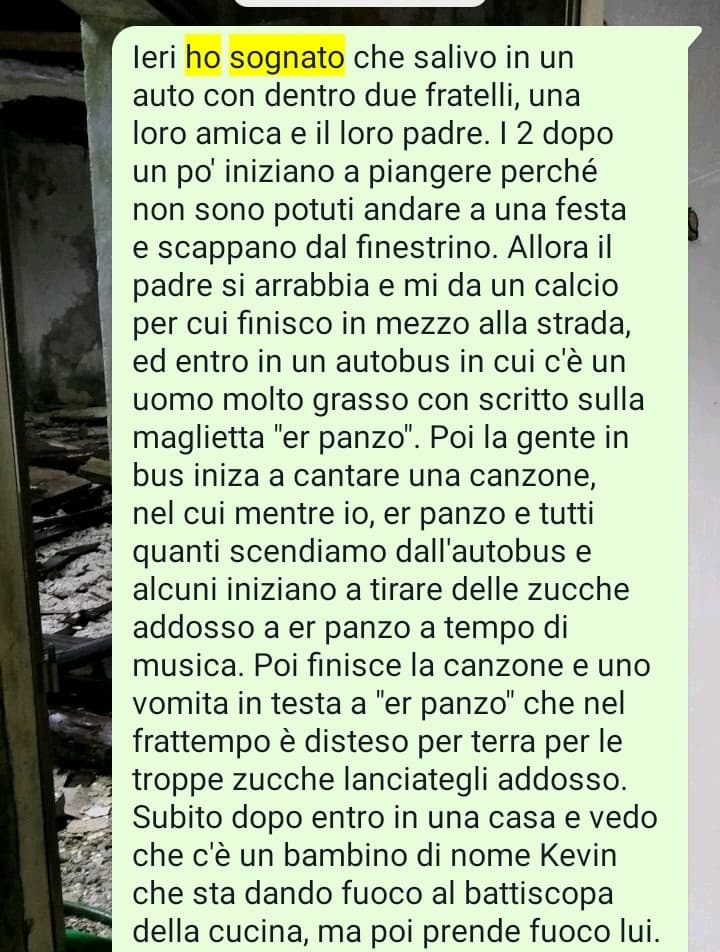 Se i miei sogni fossero dei film credo che avrei qualcosa come 5 oscar