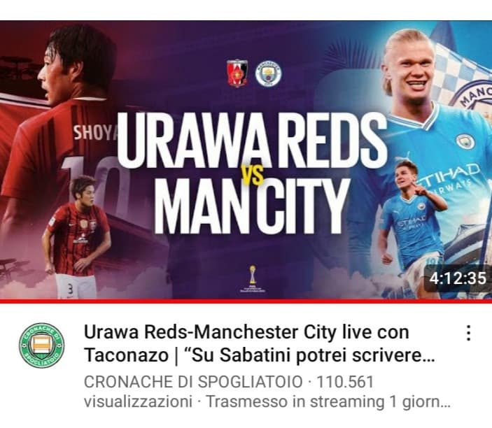 Magari iniziassero a trasmettere più spesso partite su YouTube