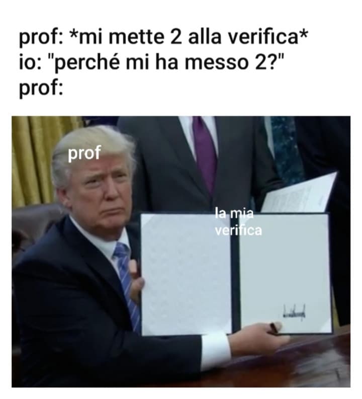 "Ce la con me prof"