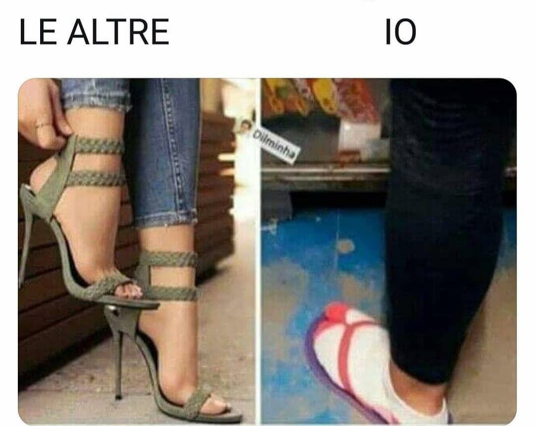 Che scarpe indossi?