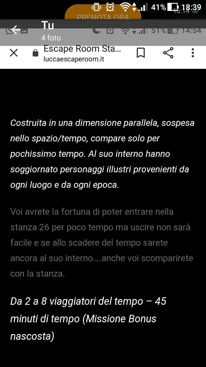 Domani vado a fare un escape room la trama della stanza è quella in foto, è la prima volta e sono in ansia già da ora