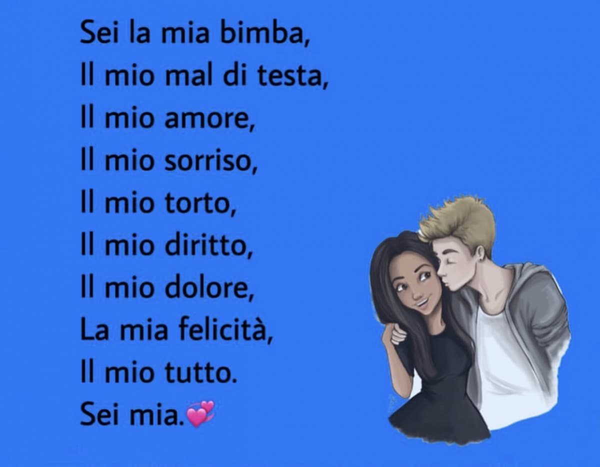 ❤️?scusate se rompo con queste frasi ma sono innamorato 