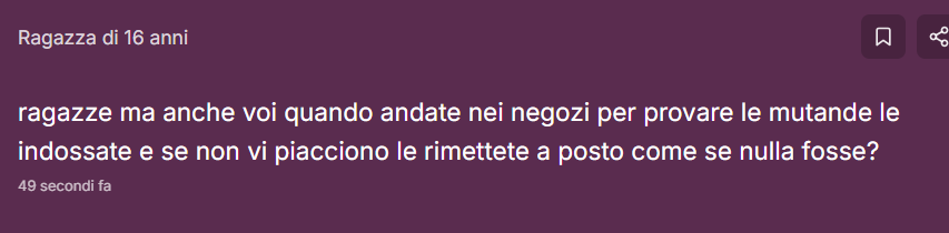 ecco perché è sempre bene lavare l'initmo (ma anche altri vestiti, che non si sa mai) nuovo approfonditamente