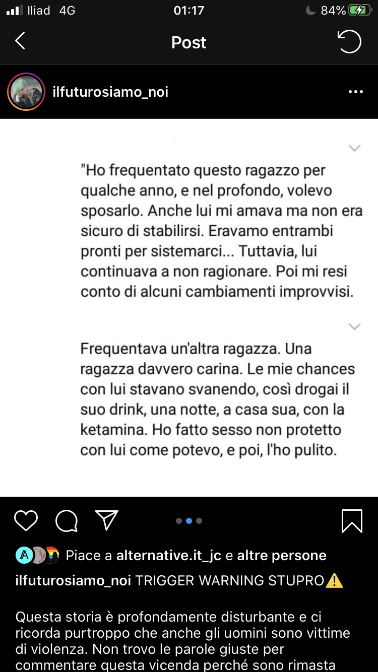 Per la felicità di @LaSlava che mi ha dato indirettamente della nazifemminista che odia gli uomini, e che parla solo di quello che succede alle donne