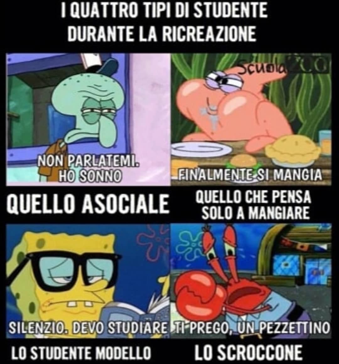 Quale siete? Io decisamente il secondo?