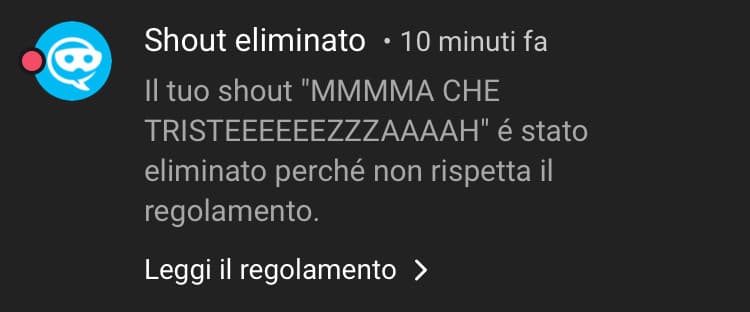 Cazzo conosco il regolamento meglio dei moderatori e so che non c’è scritto che la condivisione di materiale pubblico e reperibile non è permessa.