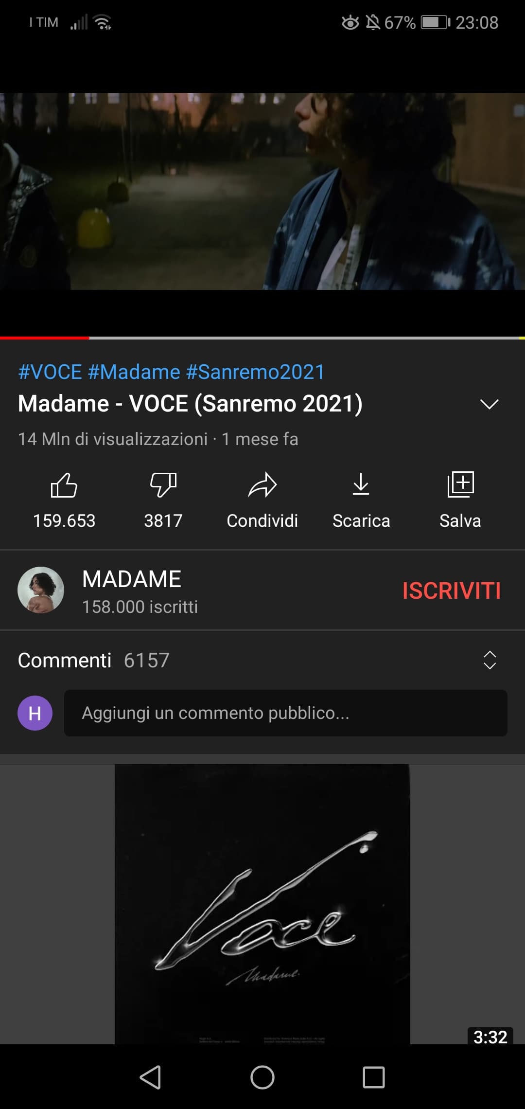 Trovo questa canzone stranamente di conforto