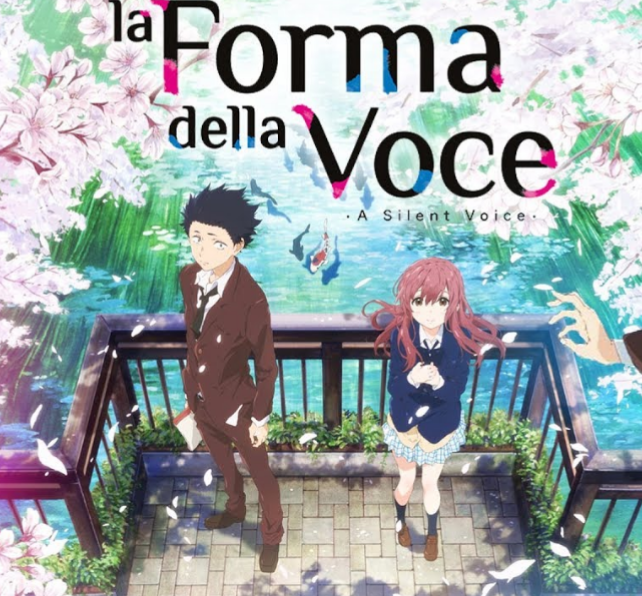 Ragazzuoli questa sera sono qui per consigliarvi un film bomba ed è: la forma della voce ( o silent voice oppure shape of voice) è un film anime drammatico, parla di una ragazza sordomuta che alle elementari viene presa in giro da un ragazzo che ri-incontr