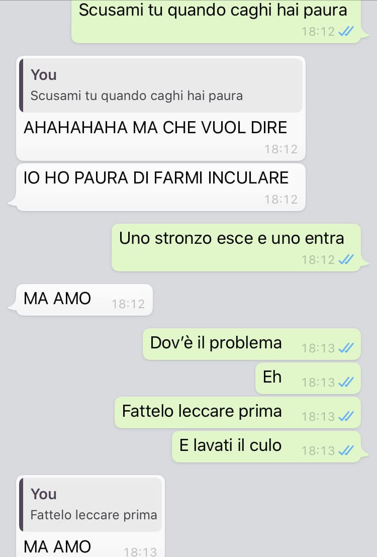 Dite se non mi vorreste come amica 