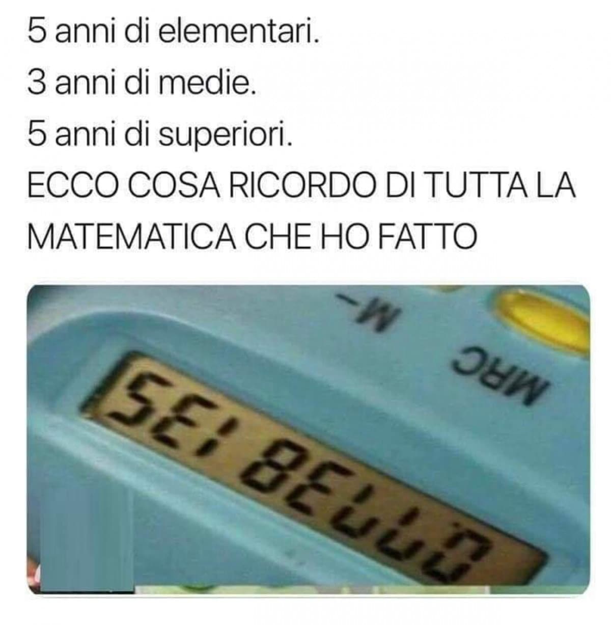 Solo io? 