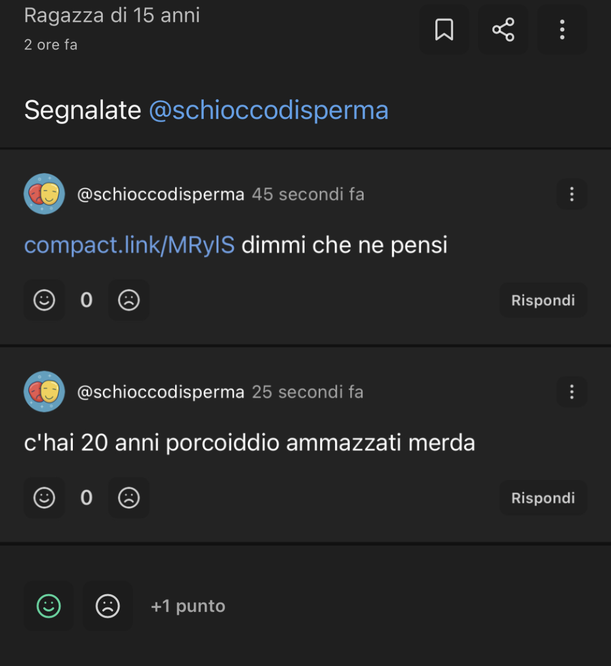 5 downvote, non capisco