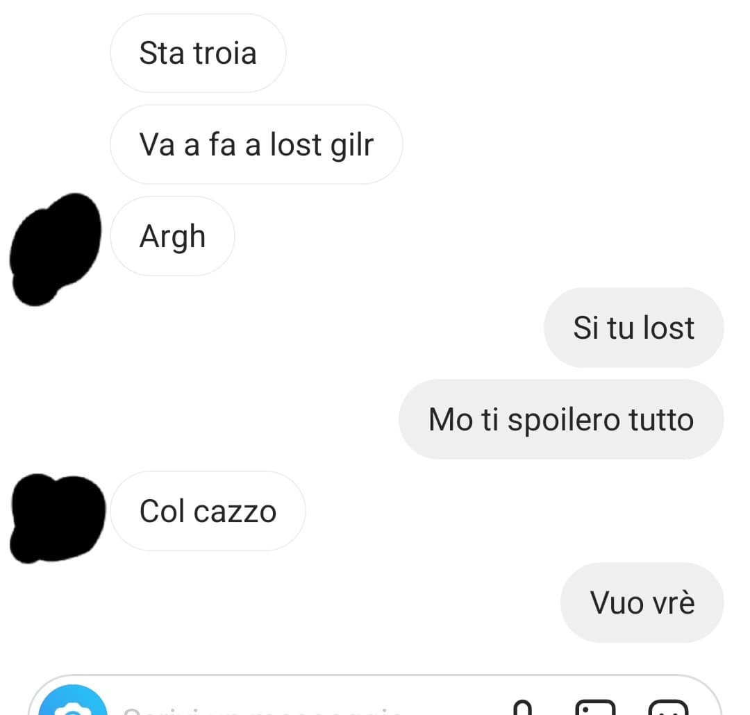 Queste sono le conversazione serie